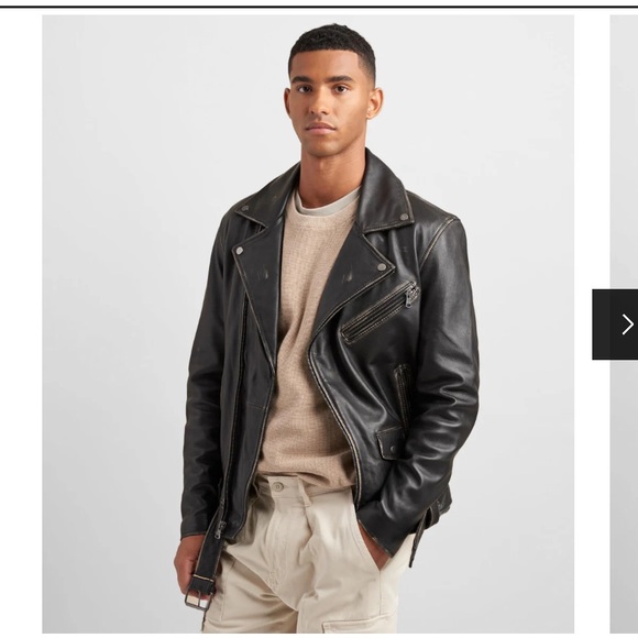 Wilsons Leather Moto Jacket (Medium) - Picture 2 of 8